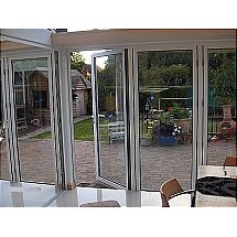 Visi-fold with single door open